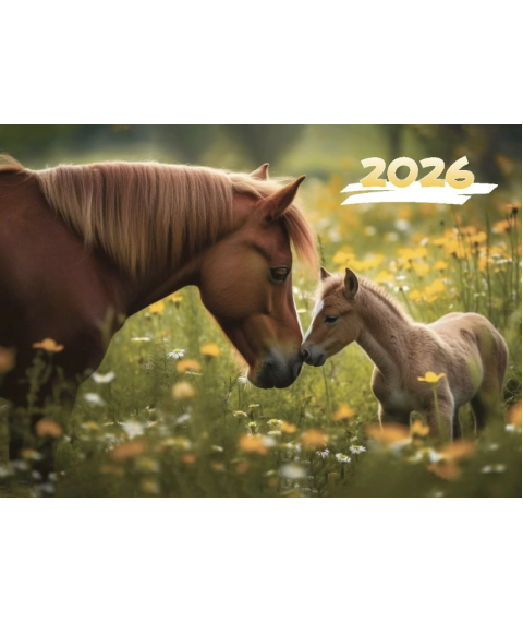 Calendar de perete MAMA CU MINZUL, 2026, cu 3 sectii